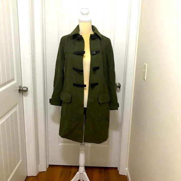 Anthropologie Jackets & Blazers - The limited wool pea coat green xs